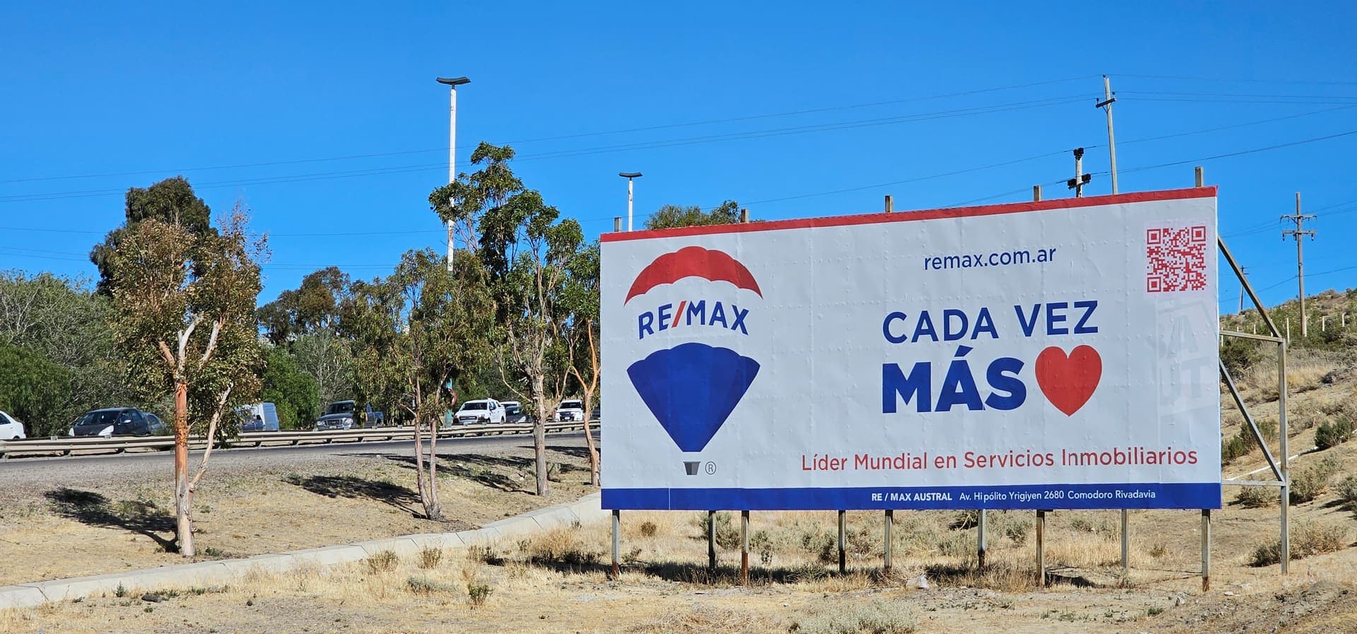 Cartel rutero — Ruta 3 zona norte, Comodoro Rivadavia